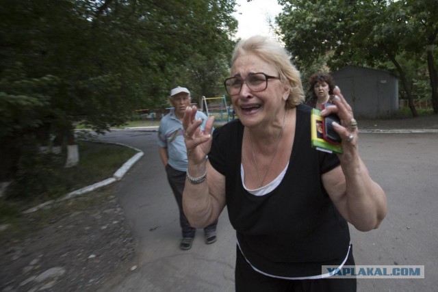 Горящий Донбасс в фотографиях