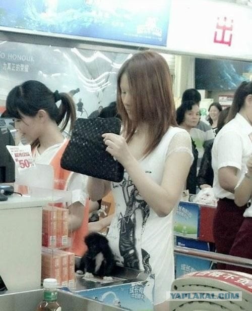 Легенькое платье китайской девушки