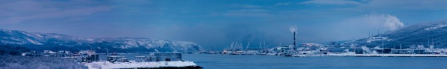 Заполярье. Суровый Мурманск.