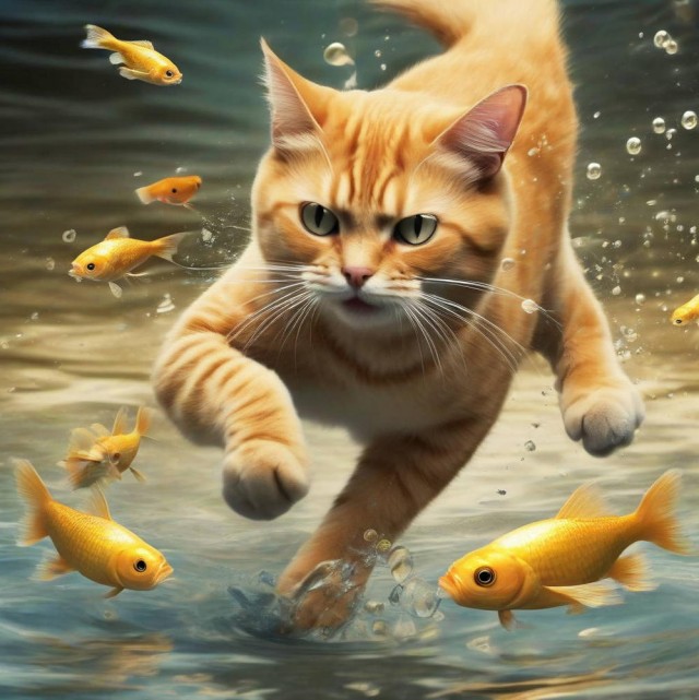 Удивительные приключения котиков в нейросети. К котовторнику