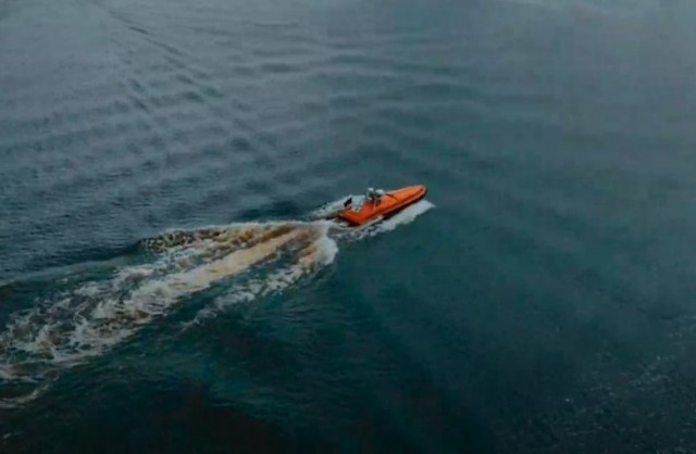 В Архангельске испытали первый гражданский морской беспилотник "Бриз"