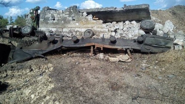 Танковый погром в Новосветловке