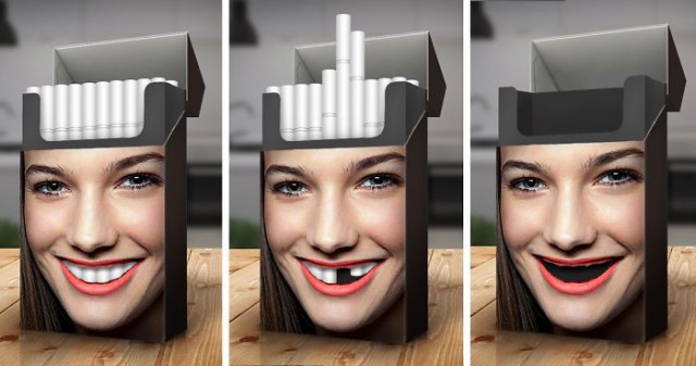 Пачка сигарет, дизайн которой заставит задуматься о том, нужно ли вам курение