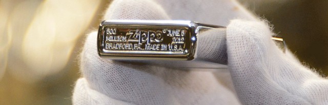 "Прометей 20-ого века ".  Американские зажигалки ZIPPO. Фото с завода.