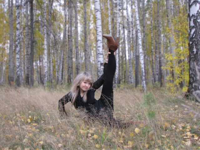Ленка, давай фоткай быстрее, я же позирую