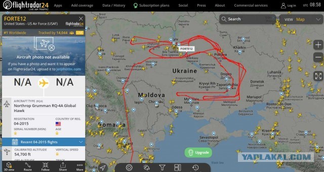Украину начали массово покидать частные самолеты