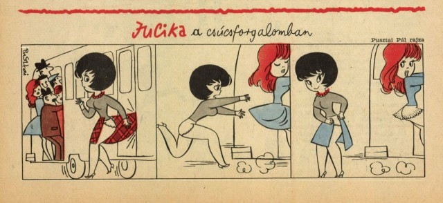 Юцика (Jucika) – ретро-комиксы о неунывающей девушке, к которой ревновала своего мужа жена художника