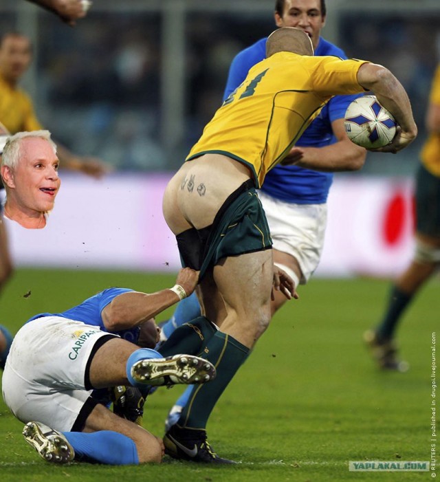 Жестокость регби - все средства хороши!