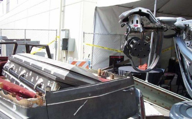 Кадры со съемочной площадки "Терминатора"