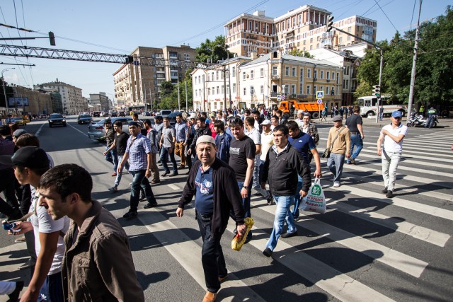 Ураза-байрам 2015 в Москве