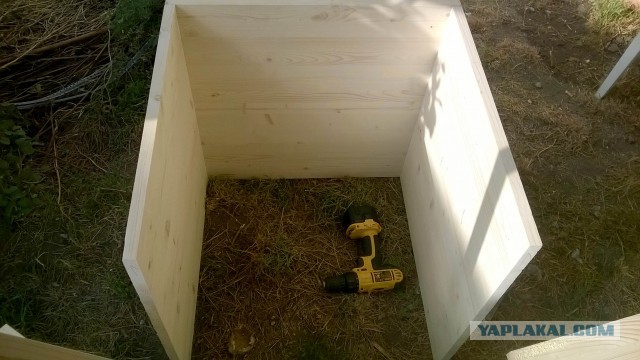 Запиливание балкона, терем для котов и "ежи".