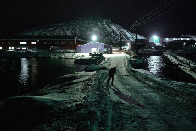 Полярная ночь в Мурманске