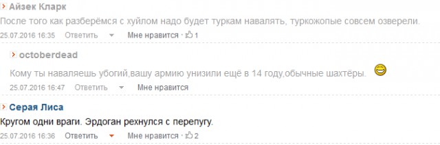 Турция обвинила Украину в поддержке терроризма