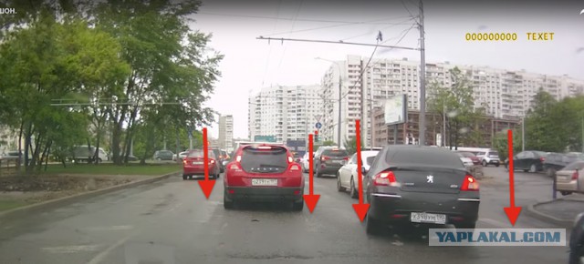 Небольшой конфликт пешехода и водителя