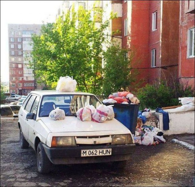 Подборка "ужасной мести и праведного гнева" за корявую парковку