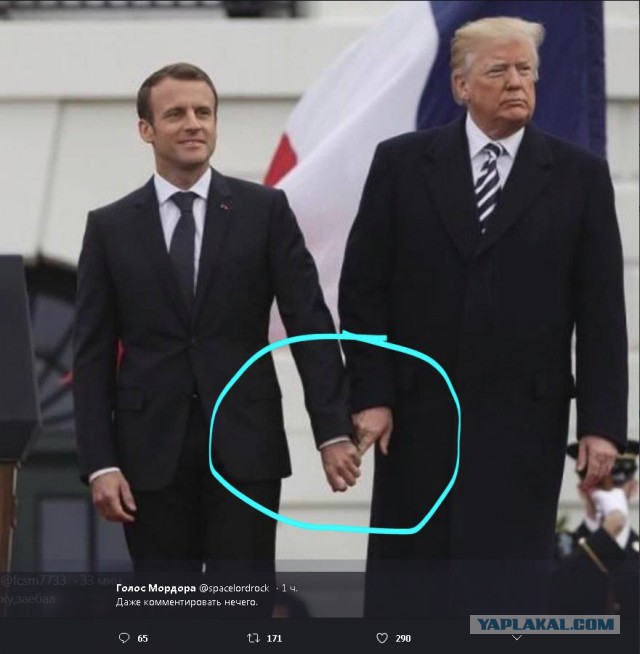 На фото Мелания Трамп и Брижит Макрон