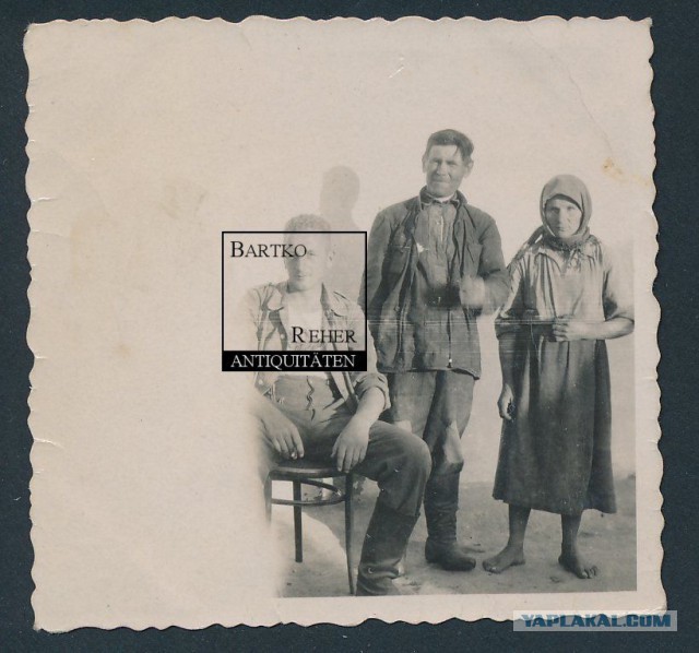 Крестьяне, деревенские  хаты. 1941-1942