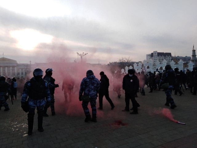 Митинг во Владивостоке 23.01.21