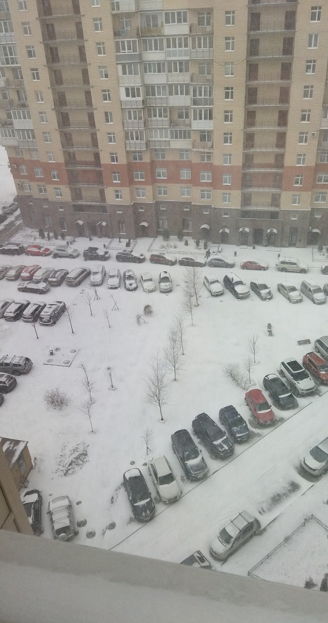 А из нашего окна