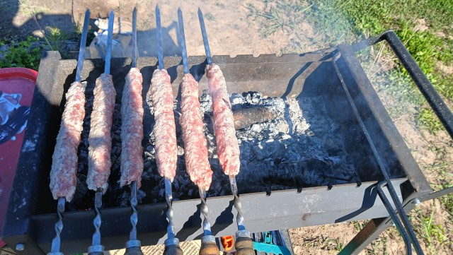 Вечерний шашлык
