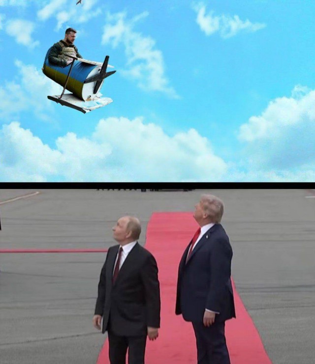 Путин прилетел в Анкоридж