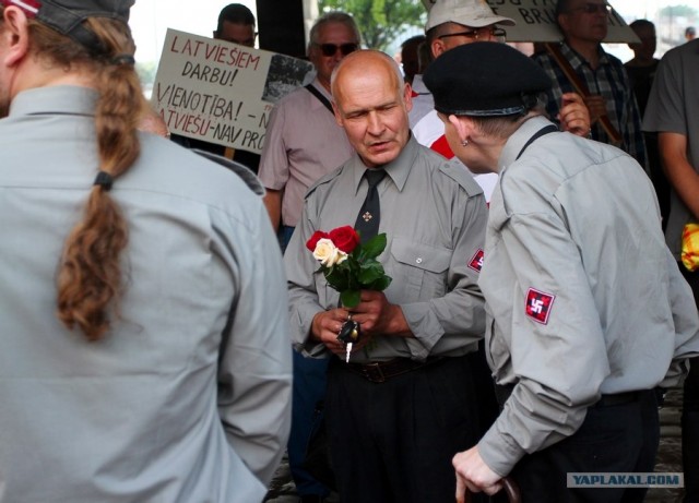 В Латвии отметили вхождение фашистов в Ригу
