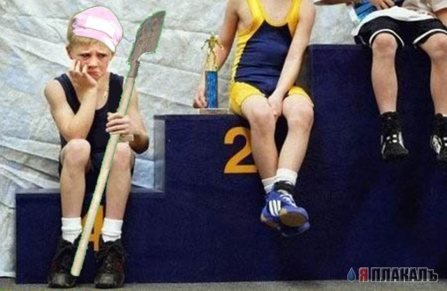 Фотожаба: Несчастный спортсмен