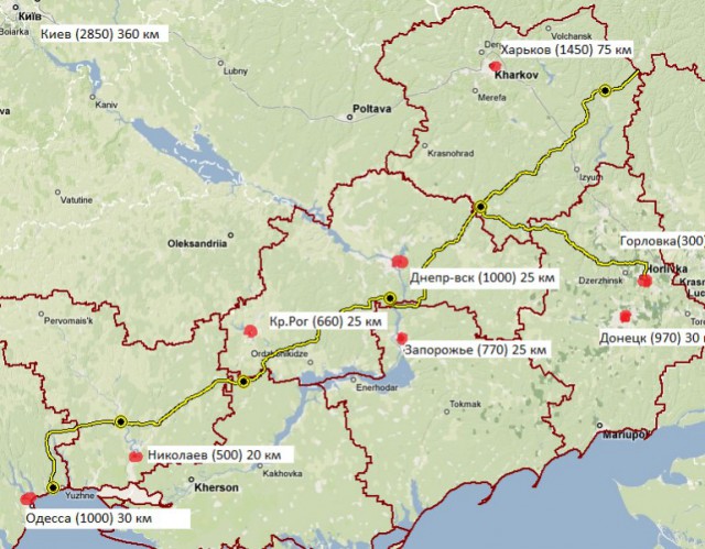 Тольяттиазот полностью остановил транзит по территории Украины.