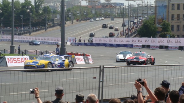 Bavaria Moscow City Racing 2010 - заезды и аварии