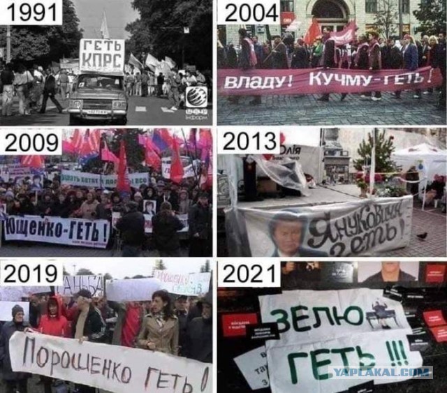 В Киеве на площади Независимости начался митинг против Зеленского