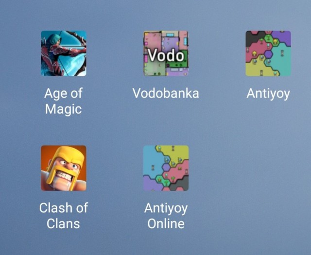 Игры на телефоне
