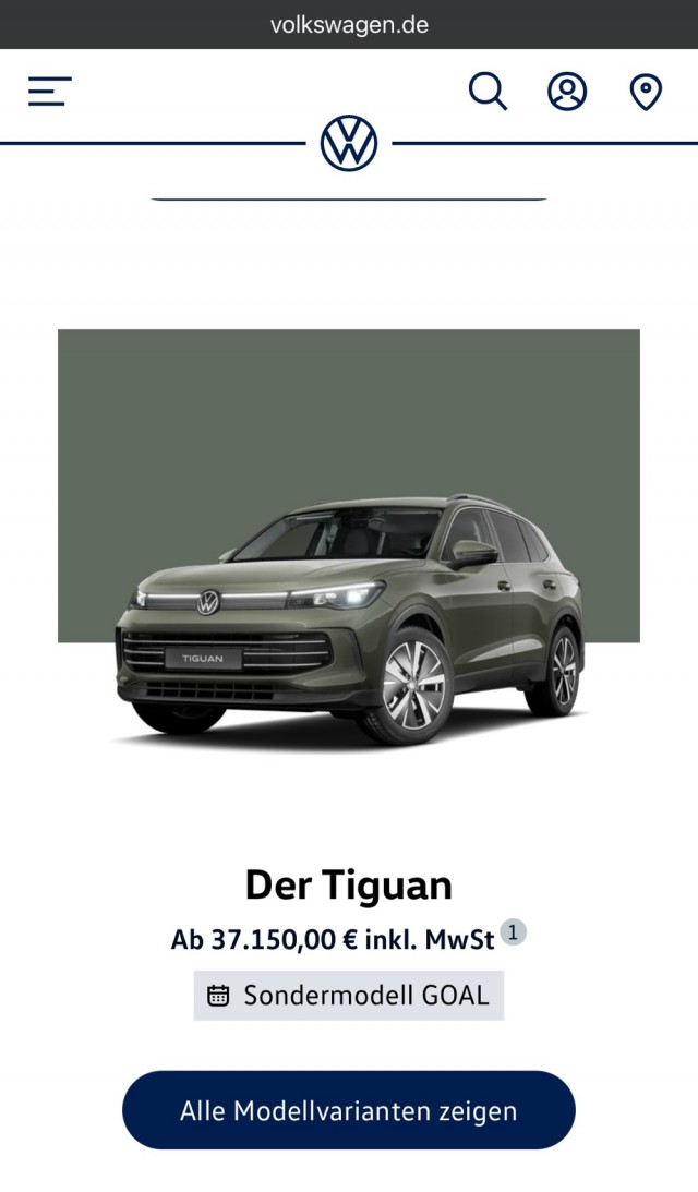 Volkswagen Tiguan в Египте стоит в ДВА раза дешевле, чем в Германии. Авто продают за 32,4 тысяч евро