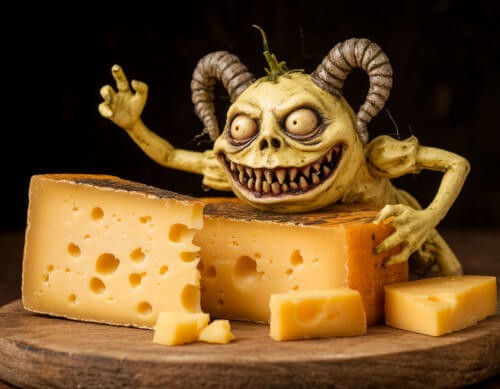 Чтобы избежать ночных кошмаров, перед сном не нужно есть сыр