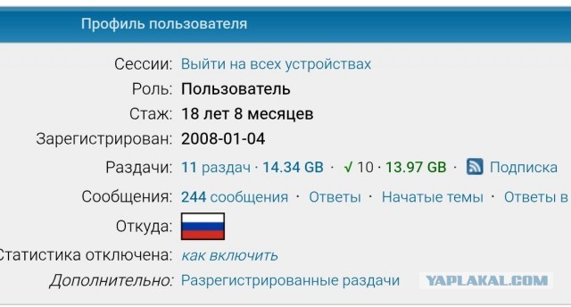 18 сентября - День Рождения Рутрекера