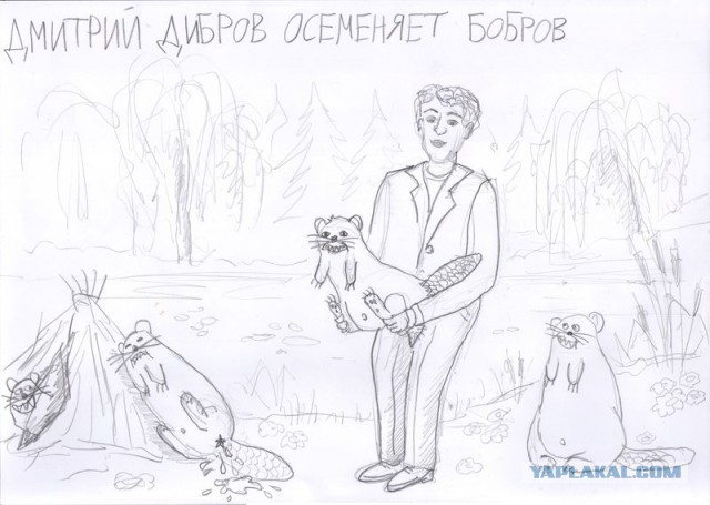 Харьковчанин спас бобра