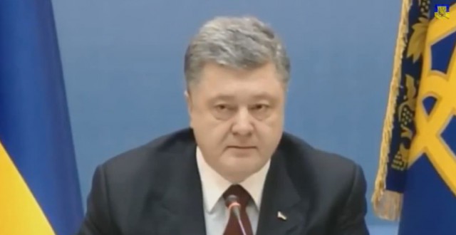 Слезы украинского презедента