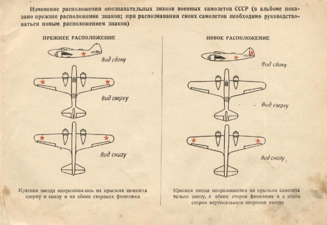 Силуэты самолетов Второй Мировой