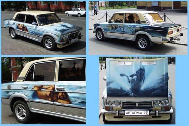 Аэрография автомобиля