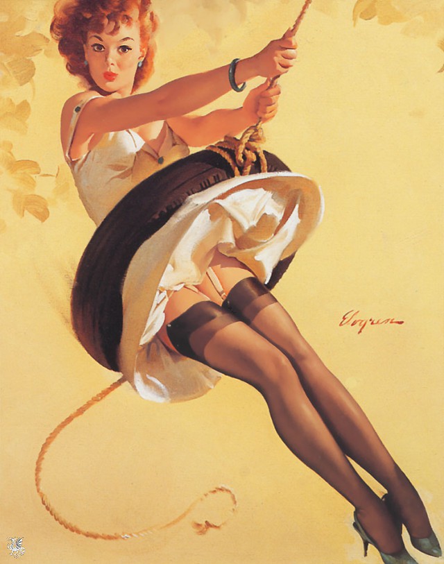 PIN-UP искусство Old school