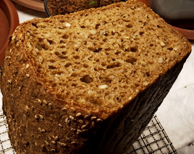 Хлеб заливной с солодом и ржаной мукой