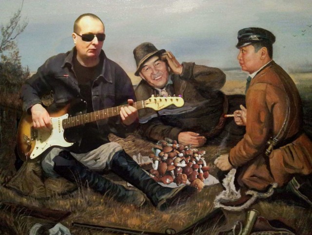 Фотожаба: Три соседа на привале