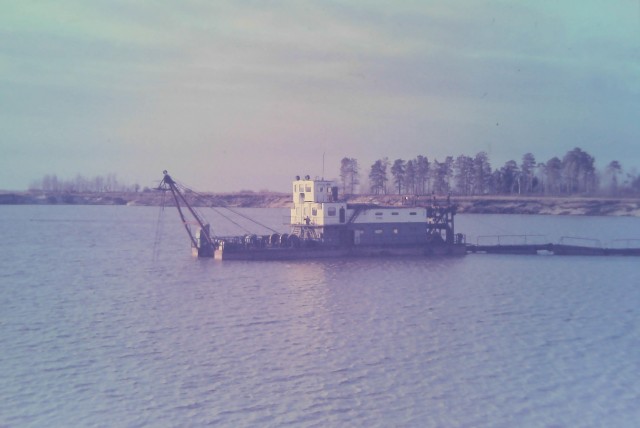 Карта земли ушла. Земснаряд