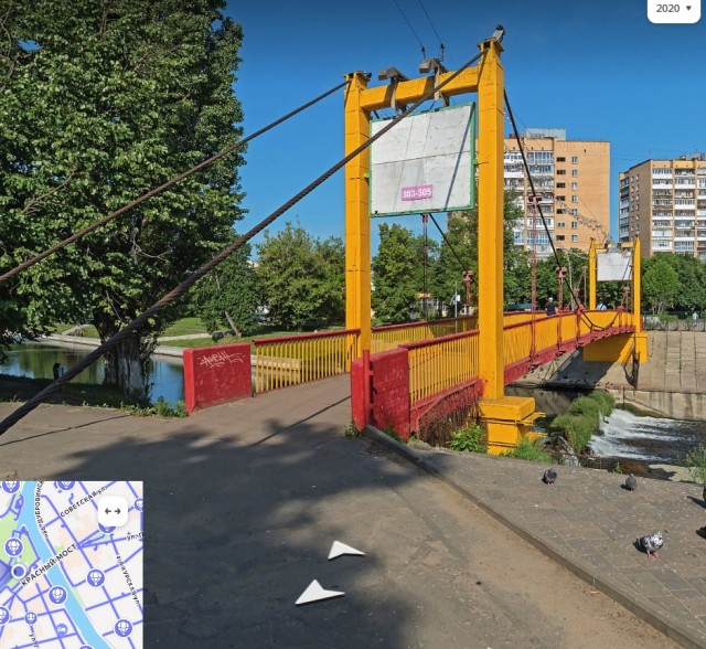 Сегодня в Тарусе упал мост, который построили год назад