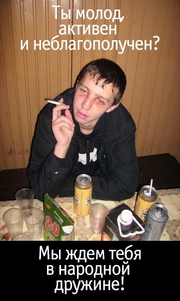 "Народные" дружины из хулиганов