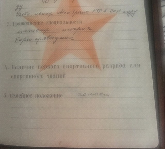 А  у кого какая ВУС?