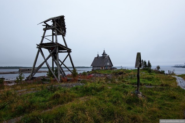 Кемь, посёлок Рабочеостровск, Белое море. (12 фот)