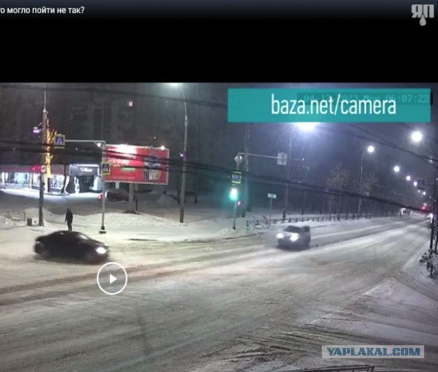 Шесть утра и пустой перекресток - что могло пойти не так?