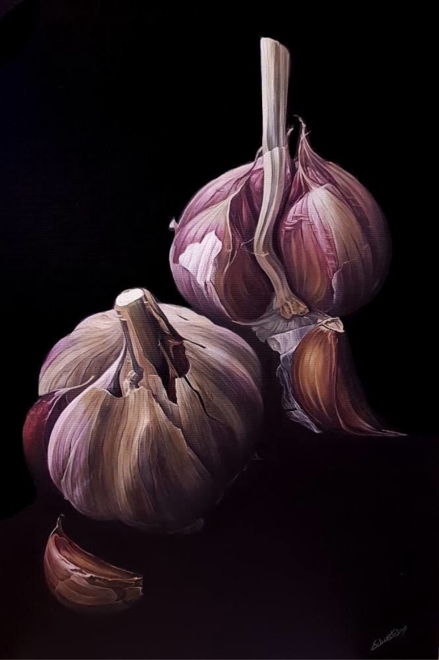 Немного лука и чеснока в живописи