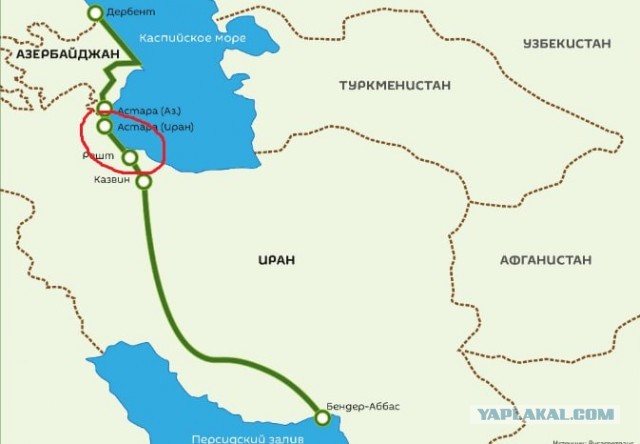Иран и Россия строят железнодорожную линию, которая может разрушить западные санкции