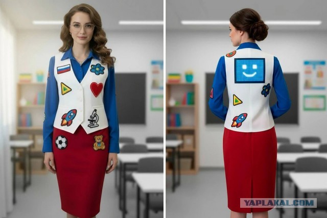 В России предложили новую форму для учителей с LED-дисплеем